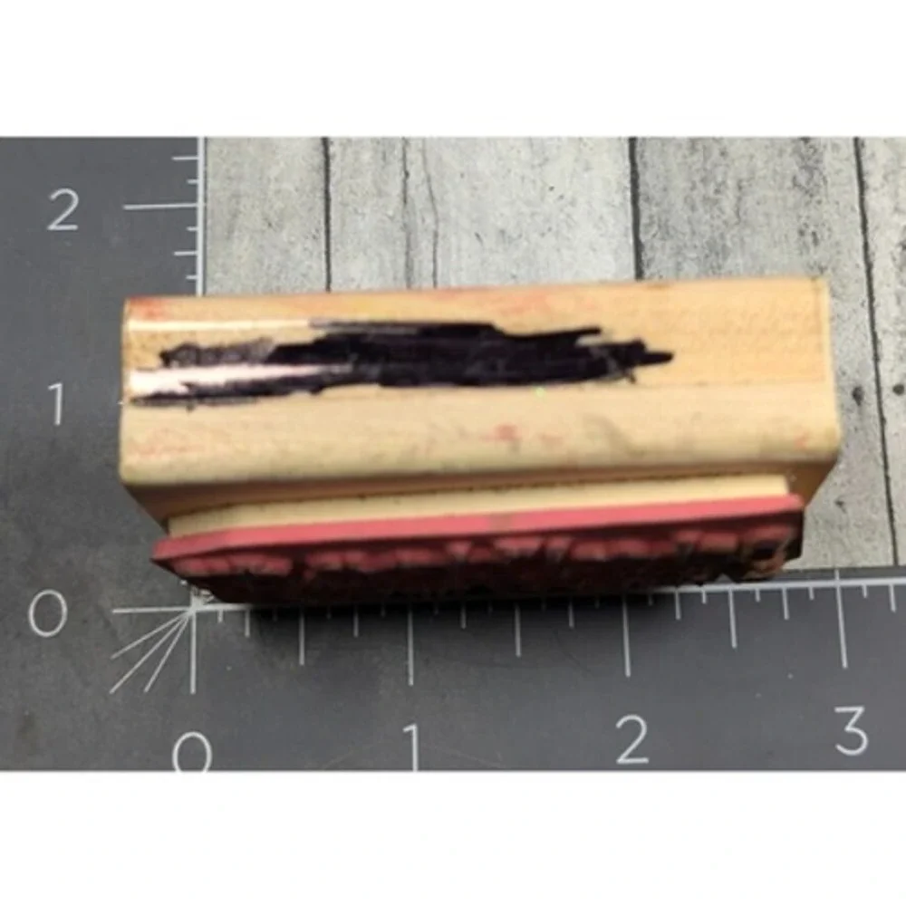 Dots School Days Best Friend Like You Rubber Stamp Wood #i97